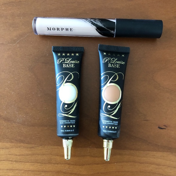 P. Louise eyeshadow base , 1 white and 1 peach. Morphe concealer, C1.45 - Picture 1 of 2